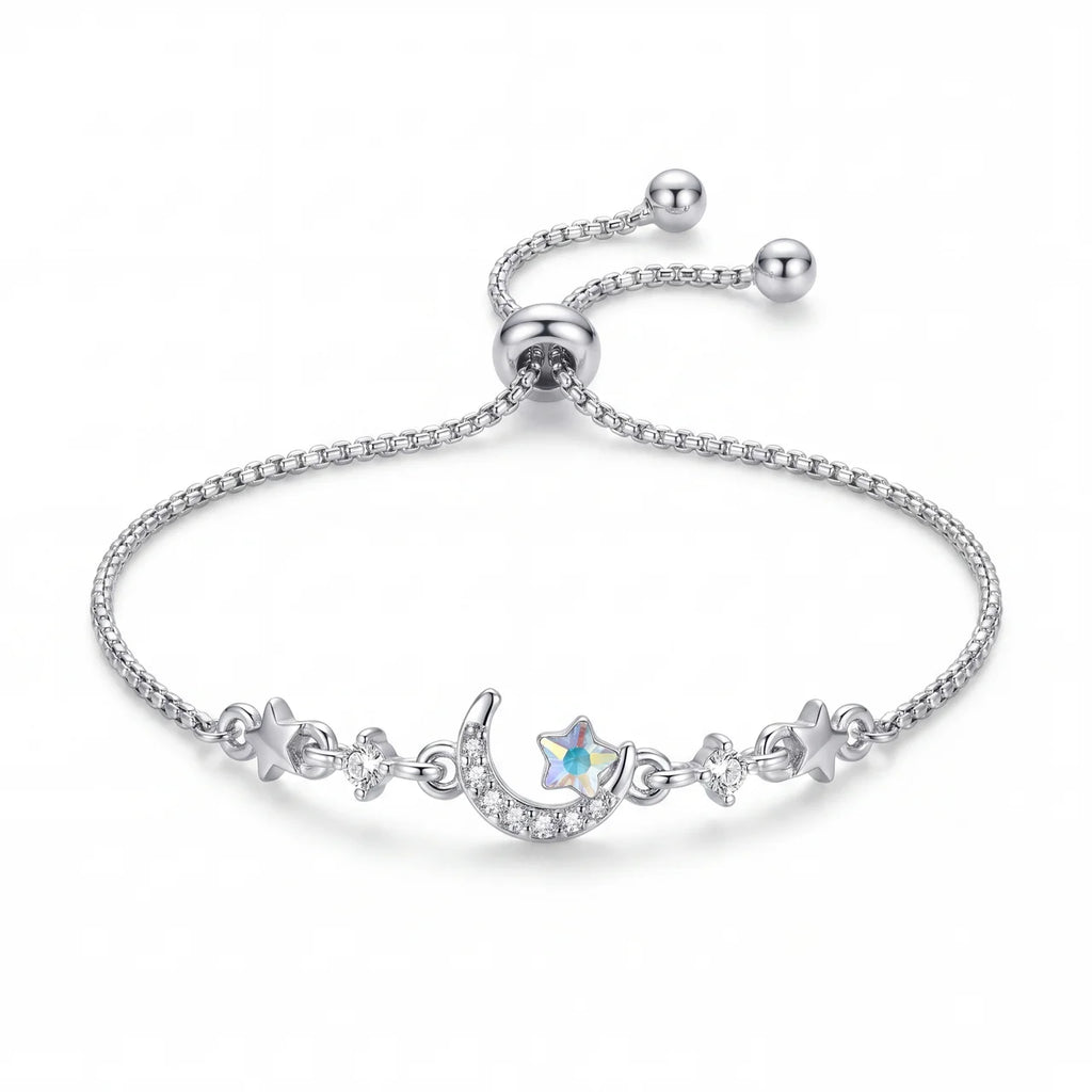 Aurora Crescent Moon Bracelet