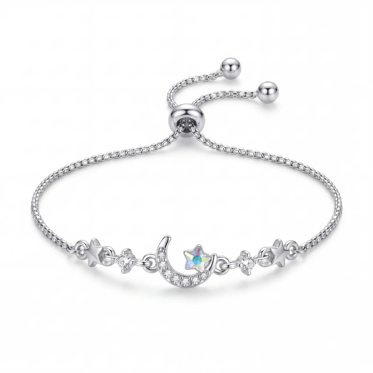 Aurora Crescent Moon Bracelet