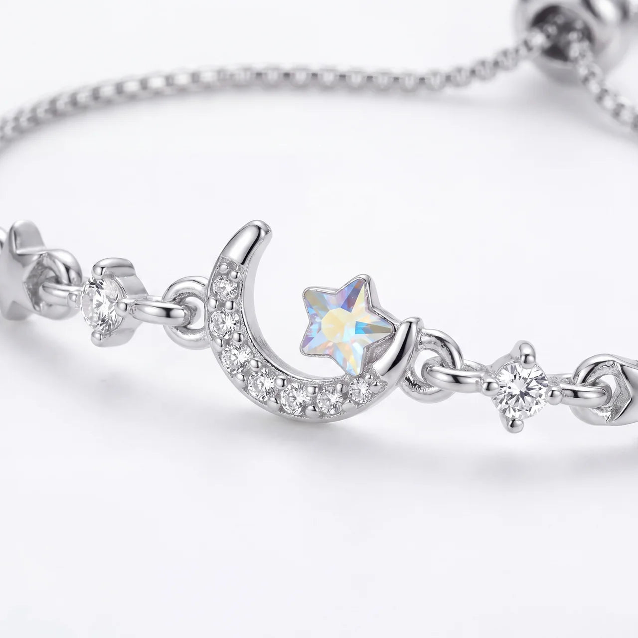 Aurora Crescent Moon Bracelet