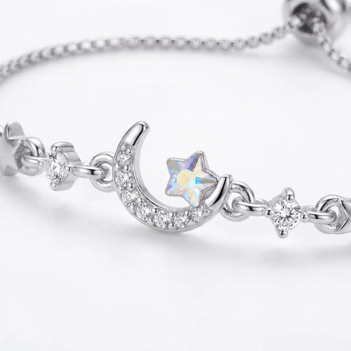 Aurora Crescent Moon Bracelet